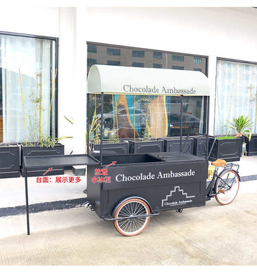 220V/380V Elektrische koffie driewieler ijsjes eten kar met CE mobiele pannenkoeken food truck
