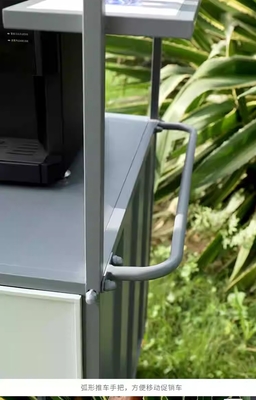 Multifunctionele voedingswagen elektrische driewieler met 100 kg lading en motor