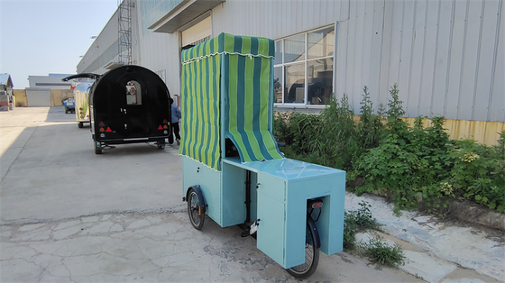 Mobiele zakelijke driewielfiets Design Fast Food Motor driewiel voor voedsel- en drankwinkels