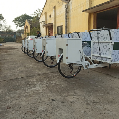Gepersonaliseerde driewiel voedselmandje voor goede verkoop Koffie Vending Cafe fiets