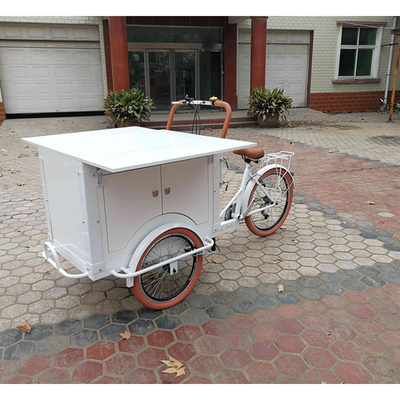 Watergrondstof Eenstop koffieleverancier driewieler 220V/110V Spanning mobiele voedselfiets