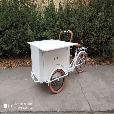 Hoge productiviteit aangepaste driewieler koffie voedsel fiets voor de productie van voedingsmiddelen