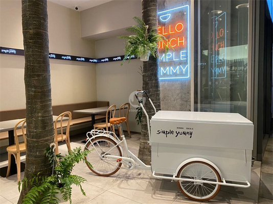 100 kg Retro Koffiefiets voor straat Mobiele Koffiefiets Winkel Fiets Fast Food Koffiefiets