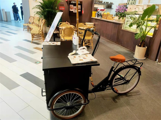100 kg Retro Koffiefiets voor straat Mobiele Koffiefiets Winkel Fiets Fast Food Koffiefiets