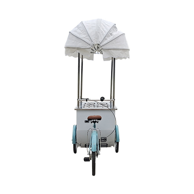 IJsfiets Freezer Mobiele Voedselfiets voor winkel Fried Chicken Hamburger Pizza BBQ
