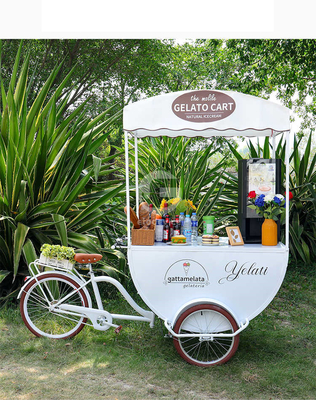 200*90*230 cm kleine hotdog winkelwagens perfect voor het verkopen van snacks op strandstandjes