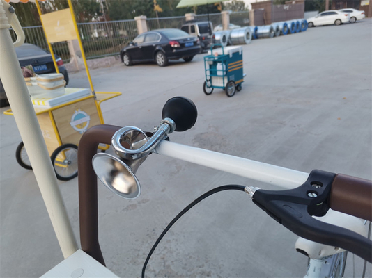 100 kg Classic Ice Cream Bike Fast Food Trailer Truck Driewieler voor kruidenfabriek