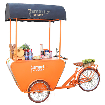 Typ Fastfood driewieler/koffiewagen/koffiefiets voor groentenverwerkende installaties