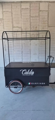 Terrainonderhoud Volledige keuken Outdoor mobiele driewiel voedseltruck voor 1-2 personen