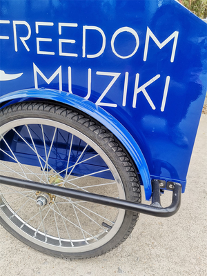 220V/380V Mobiele straatvoedselfiets Vending Cart Driewieler voor gemakkelijke bediening en installatie