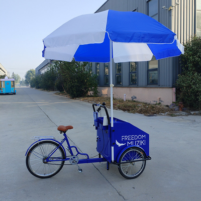 3 Wheel Street Mobile Fast Food Vending Bike Cart met aangepaste kookapparatuur