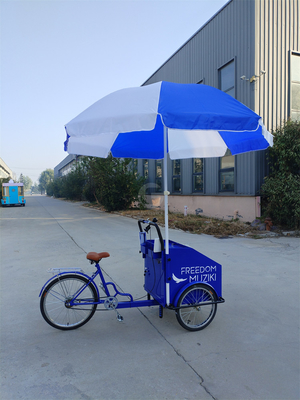 70 kg laadvermogen elektrisch pedaal driewiel fietskar met maatwerk
