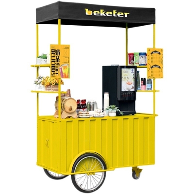 Rolling Delicacies Een wereldwijde culinaire ervaring bij de hand Driewielervoedselkarretjes