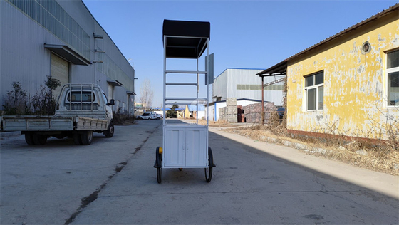 Handpush Street Fast Food Cart met sojabonen en ijs