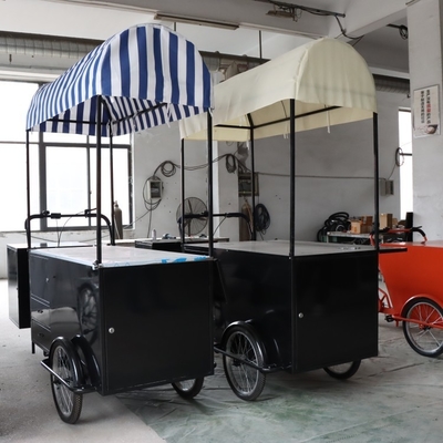 110*70cm Wheel Cargo Bike voor 1-2 personen Street Food Delivery Crepe Trailer Tricycle Cart