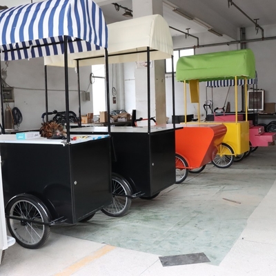 110*70cm Wheel Cargo Bike voor 1-2 personen Street Food Delivery Crepe Trailer Tricycle Cart