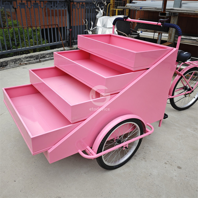 Street Vending Mobile Trolley Vendor Cart voor gezonde snack opties Energie Mining