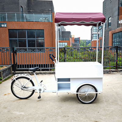 Ontwerp ijs en pannenkoeken Voedselfiets Cargofiets Ideaal voor de productie van diepvries