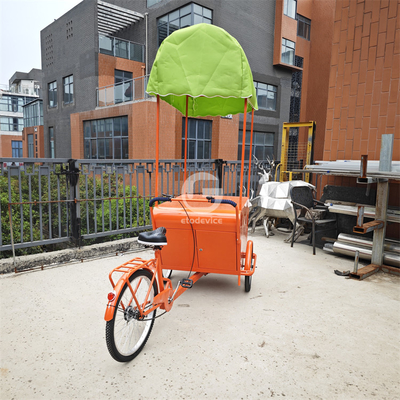 Gunstig ontworpen outdoor food travel vending fiets met custom cargo driewieler
