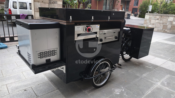Straat Hotdog Food Cart Perfect voor 1-2 personen en mondverwaterende hamburgers