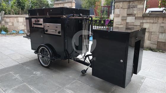 Straatvoedselwagens Crepewagens en mobiele driewielfietsen voor productie-installaties