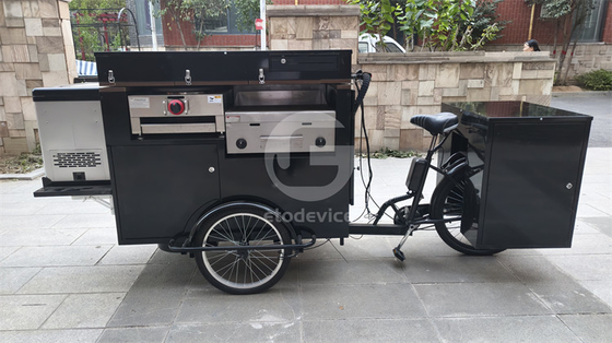 Hamburger Tricycle Mobile Coffee Shop met aanpasbare kleuren en online ondersteuning