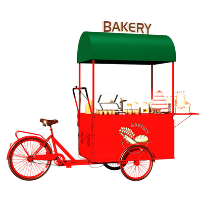 Food Cake Display Tricycle Perfect voor gepersonaliseerde voedselverkoop en ijslevering