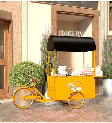 Food Cake Display Tricycle Perfect voor gepersonaliseerde voedselverkoop en ijslevering