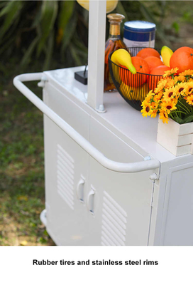 Nieuw ontwerp ijs hand push cart voor diepvries desserts