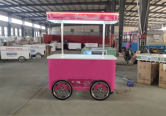 mobiele ontwerp ijs push karretjes te koop gebruikt ijs mobiele karretje voedsel karretje