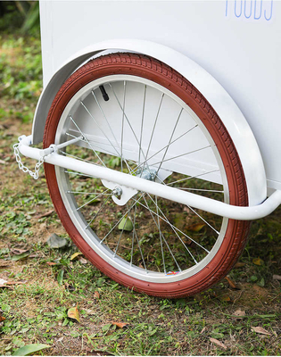 Koffiefiets Push Cart Aanpasbare driewieler voor mobiel café
