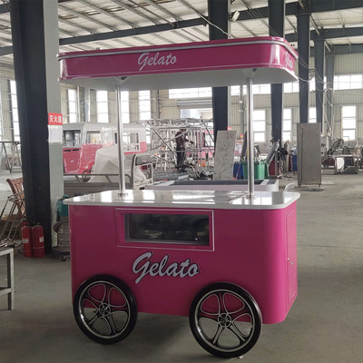Nieuw model ijsmachine wagen gratis verzending ijs wagen