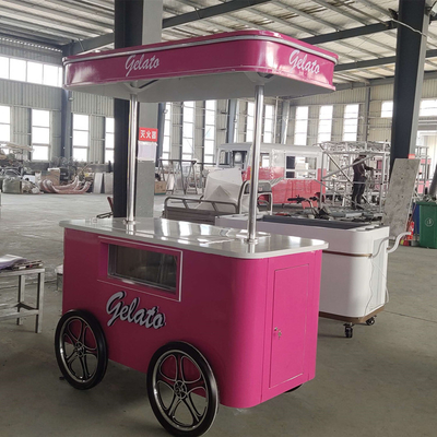 Nieuw model ijsmachine wagen gratis verzending ijs wagen