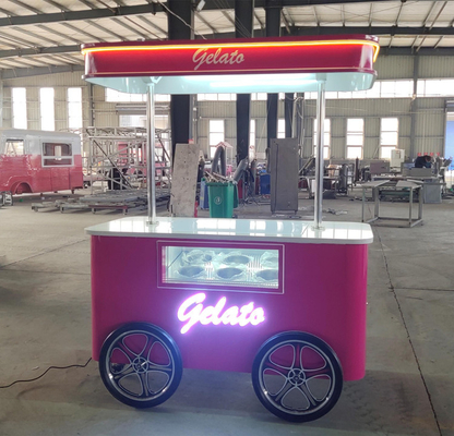Hot designer ijswagen indoor cart ijs express