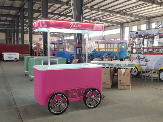 Hot designer ijswagen indoor cart ijs express