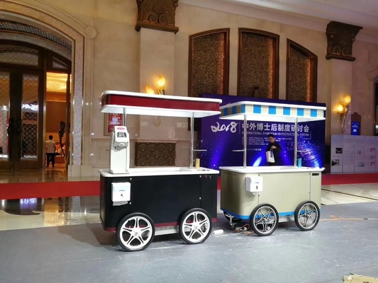 CE-goedgekeurde mobiele handdruk harde ijsmandje ijsmandje met vitrine