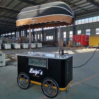 IJs Trucks Mobile Hard IJsbal Push Food Cart Chinese fabrikanten IJsbal