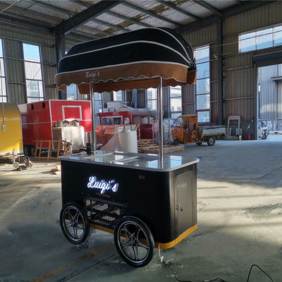 IJs Trucks Mobile Hard IJsbal Push Food Cart Chinese fabrikanten IJsbal