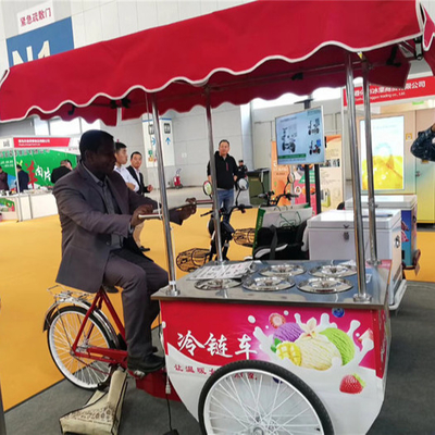 2023 China mobiele Straat sap winkelwagens ijsjes ijsjes winkelwagen voedsel winkelwagen