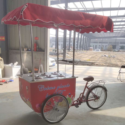 2023 China mobiele Straat sap winkelwagens ijsjes ijsjes winkelwagen voedsel winkelwagen