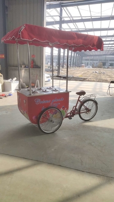 Fabrieksverkoop Handpush ijsje ijsjesmandje Voedsel fiets