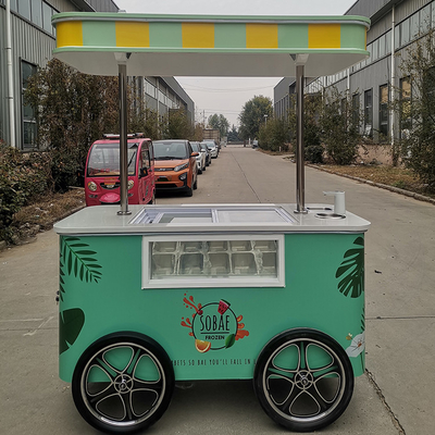 2023 Nieuw type Italiaanse ijswagen driewielers met machine ijsfiets