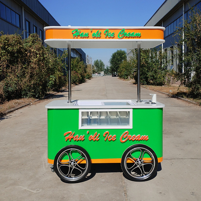 Jekeen Gepersonaliseerde Gelato Pedaling Vending Van IJs Cream Food Bike