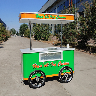 Jekeen Gepersonaliseerde Gelato Pedaling Vending Van IJs Cream Food Bike