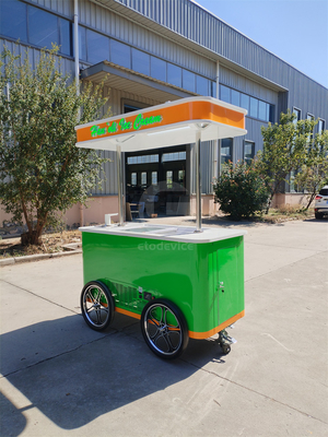 Jekeen Gepersonaliseerde Gelato Pedaling Vending Van IJs Cream Food Bike