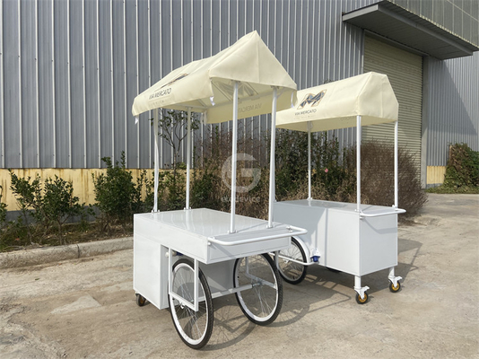 Chinees ijs mobiel goedkoop straat crepe fastfood kar driewieler mobiele food truck