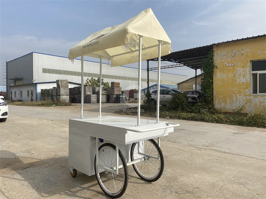 Bestprijs voedingsmiddelen business cart push cart op maat met aanhangwagen