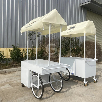 IJsschepenwinkel zacht frituren mini klassieke bar scooter push cart