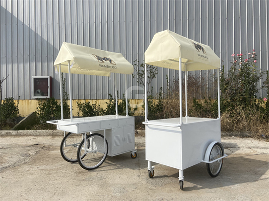 IJsschepenwinkel zacht frituren mini klassieke bar scooter push cart