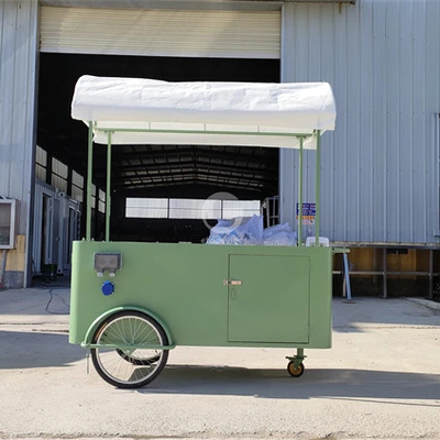 Fast concession trailer food truck elektrische straatkiosk crepe cart mobiel crepe koffie fiets food cart ontwerp